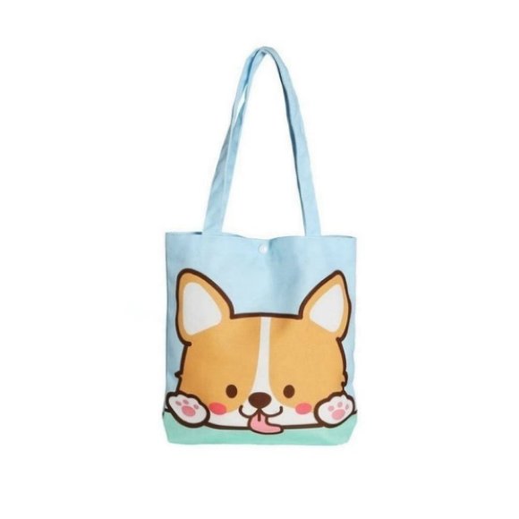 undefined Handbags - Corgi Canvas Bags